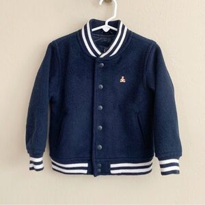 Baby Gap Navy Blue Varsity Jacket • 4 Years